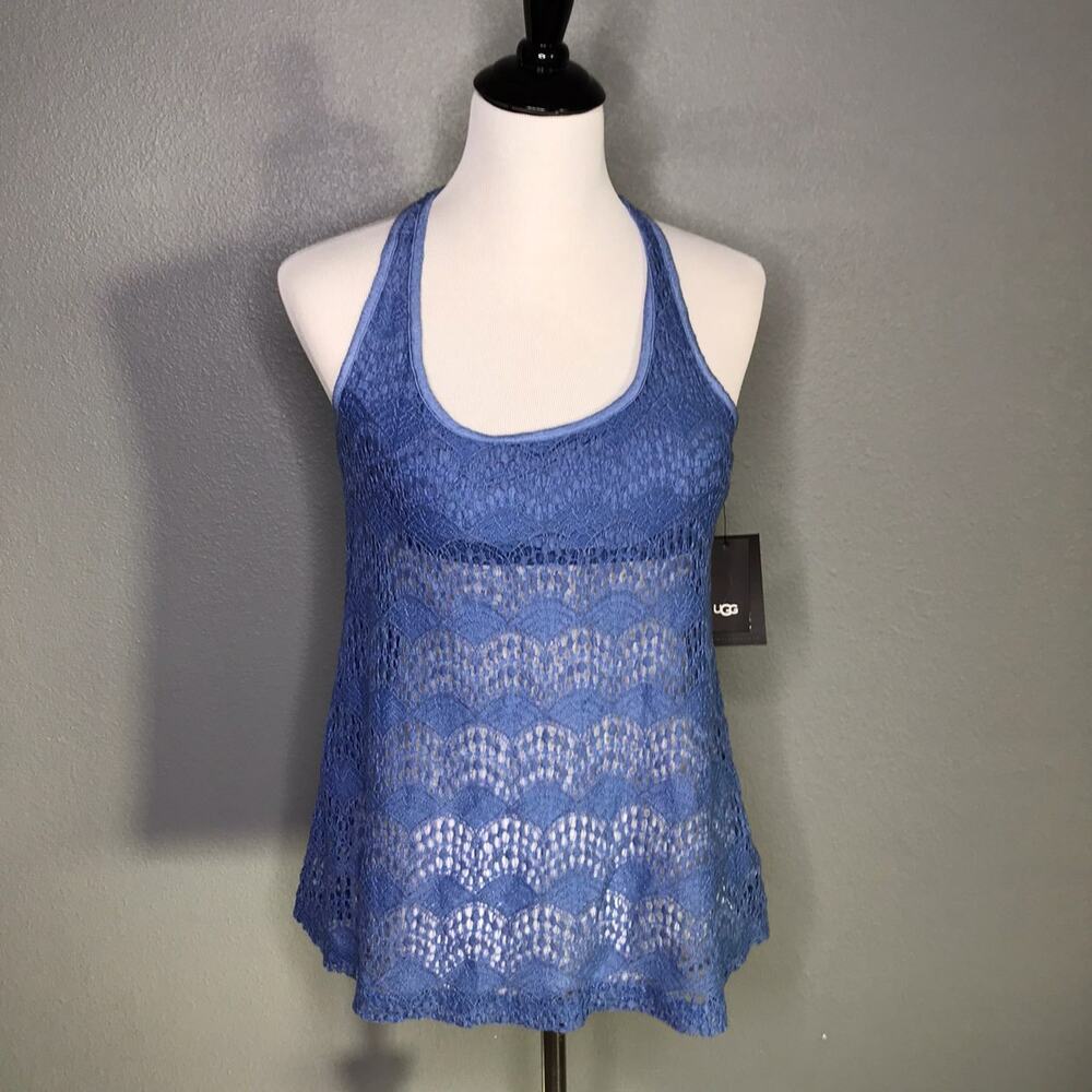UGG Australia blue racer top lace small womens new with tag